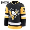 Børn NHL Pittsburgh Penguins Trøje 2024-25 Fanatics Premium Evgeni Malkin Sort Hjemme